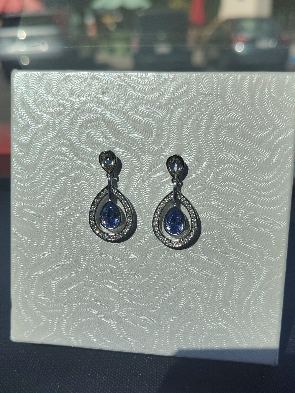 Swarovski Tear Drop Earrings
